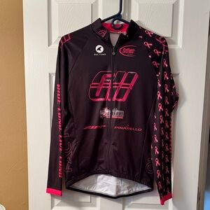 Pactimo Black and Pink Women's Cycling Jacket